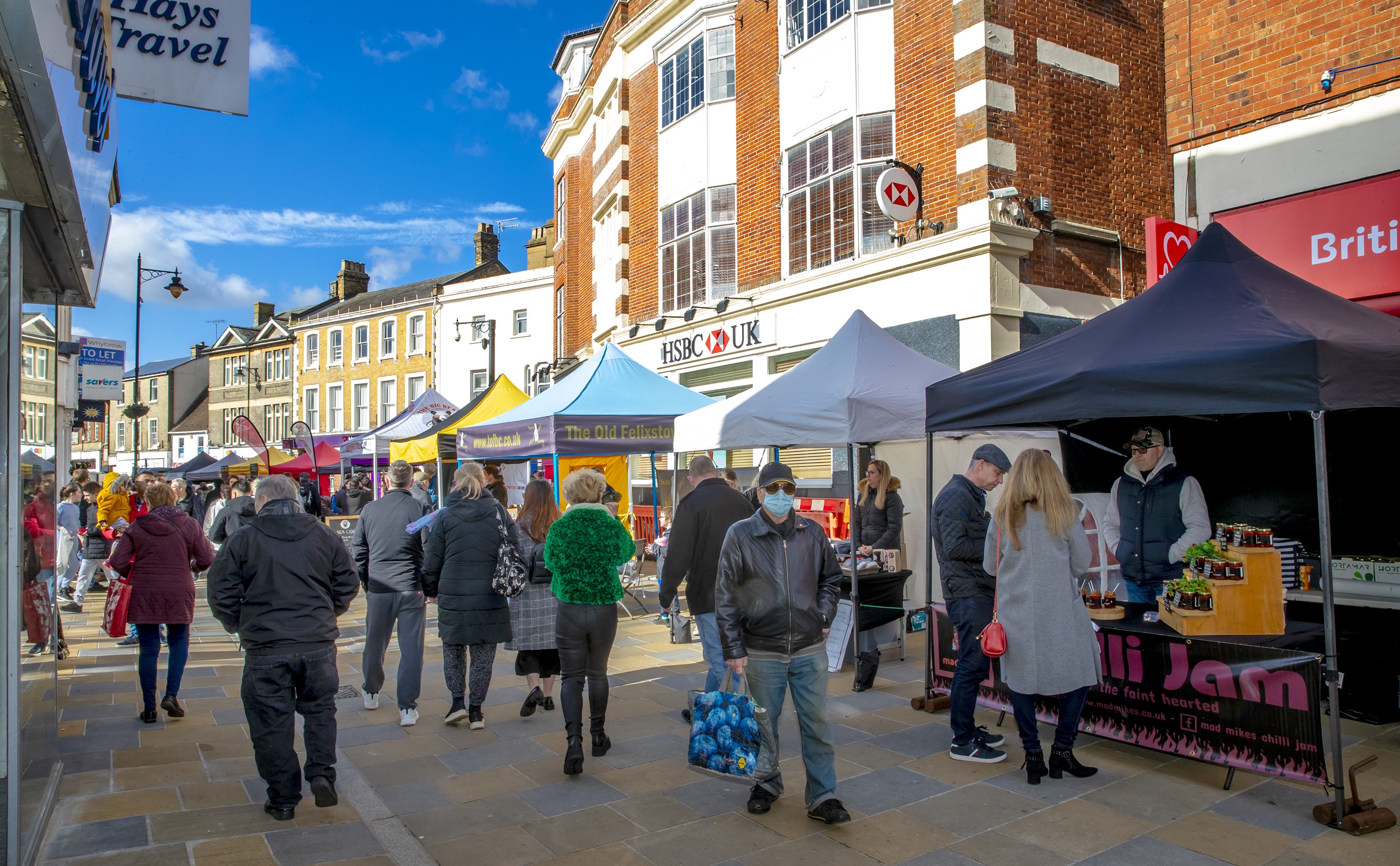 artist impression of pedestrianisation in braintree town centre